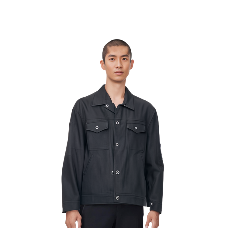 Cheap Chaqueta de Manga Larga con Cuello Acne Studios B90722-900