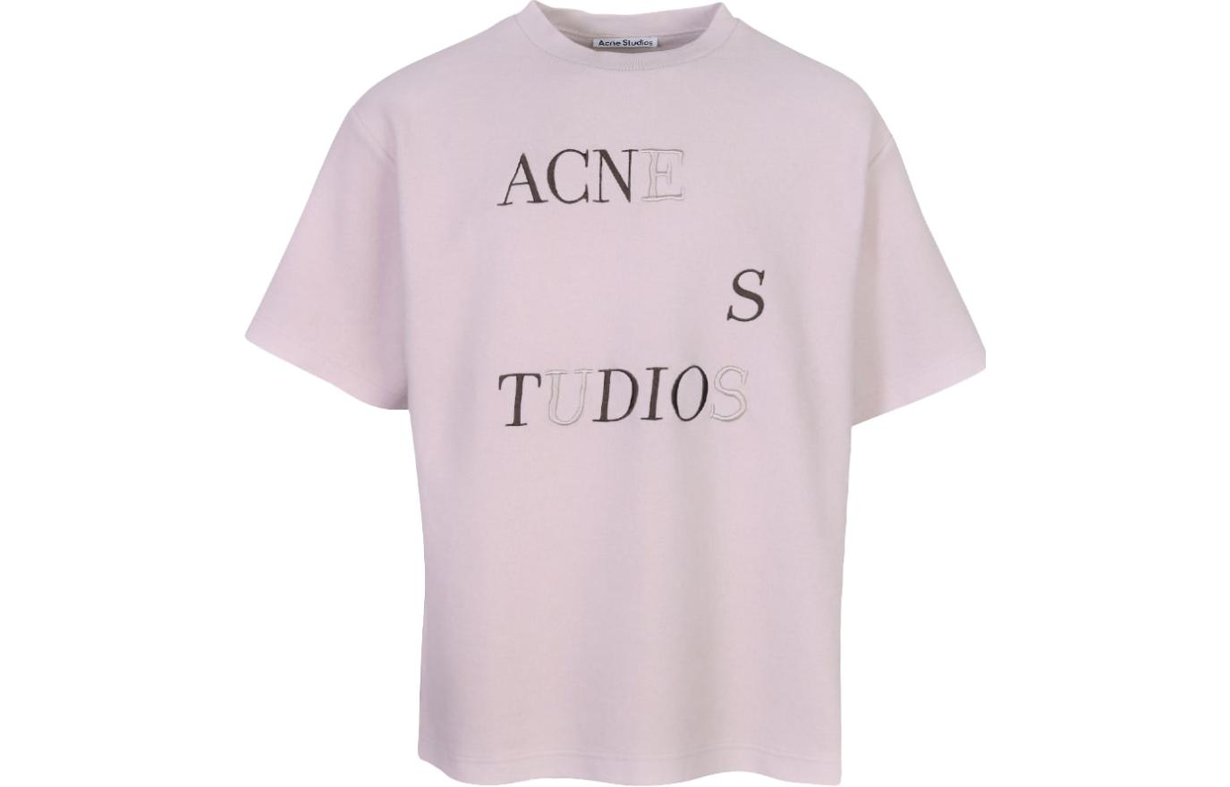 Order Acne Studios 圓領字母印花短袖T恤。 ΒΙ0180-LIL