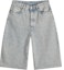 Buy Acne Studios Distressed Zip Loose Denim Shorts Blue BE0156-BUF