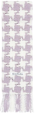 Acne Studios 几何围巾 浅紫色/白色 CA0153AFF Buy Acne Studios 几何围巾 浅紫色/白色 CA0153AFF