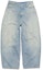 Buy Acne Studios Graffiti Wash Relaxed Mid-Rise Jeans Light Blue. B00343-228
