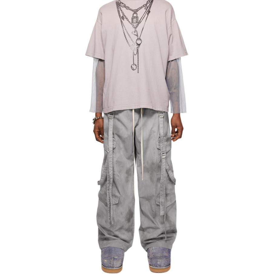 Acne Studios  Grey Loose Fit Cargo Pants with Large Pockets. BK0638-DLH 圖 3