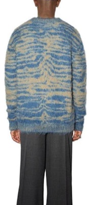 Acne Studios Jacquard Pattern Crewneck Knit Sweater Deep Beige. B60302-DHK Shop Acne Studios Jacquard Pattern Crewneck Knit Sweater Deep Beige. B60302-DHK