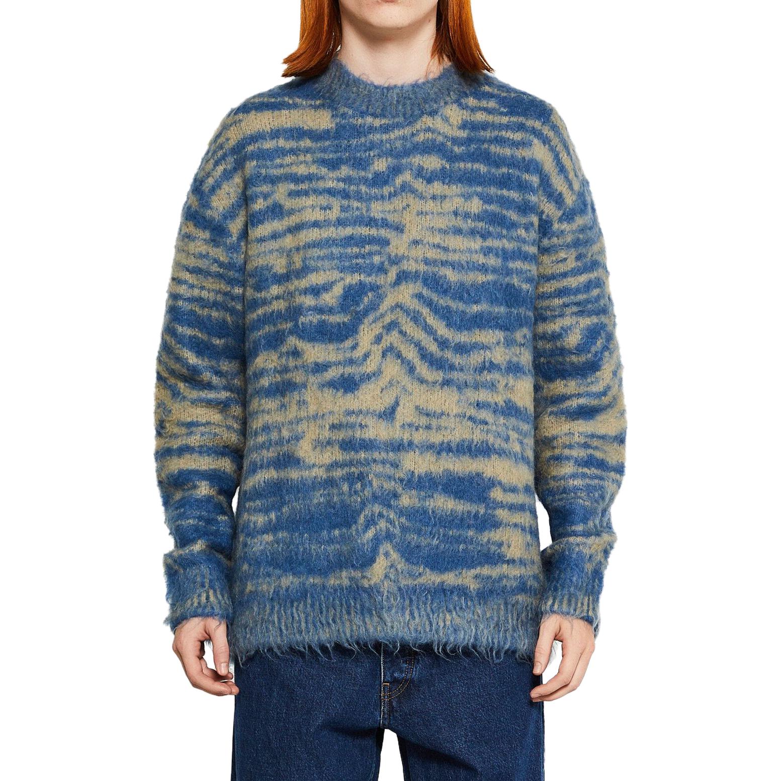 Purchase Acne Studios 提花圖案圓領針織毛衣 深米色. B60302-DHK