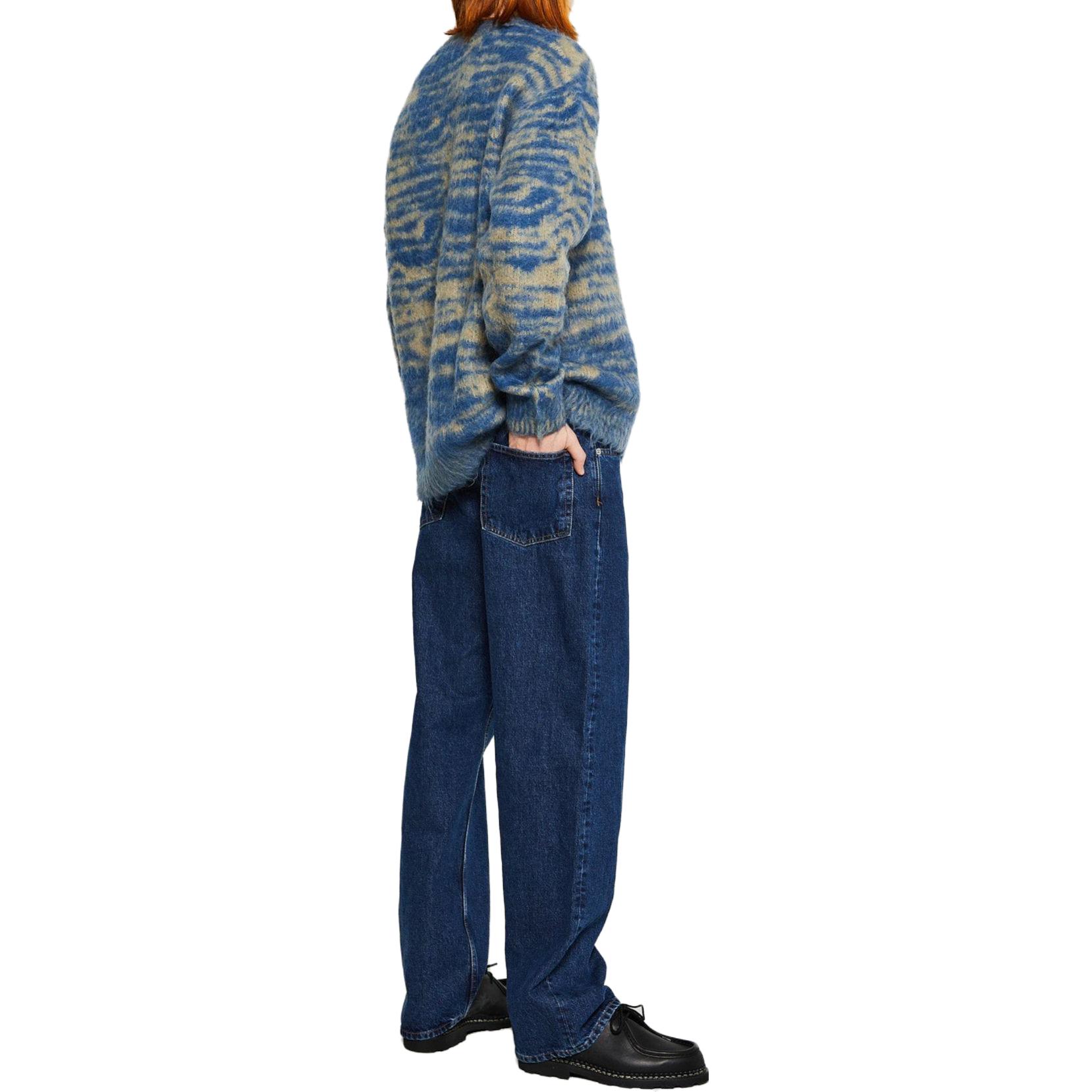 Sizing Acne Studios 提花圖案圓領針織毛衣 深米色. B60302-DHK