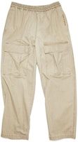Acne Studios Khaki Loose Fit Straight Cargo Pants with Elastic Waist. BK0560-AE5 Acne Studios Khaki Loose Fit Straight Cargo Pants with Elastic Waist. BK0560-AE5