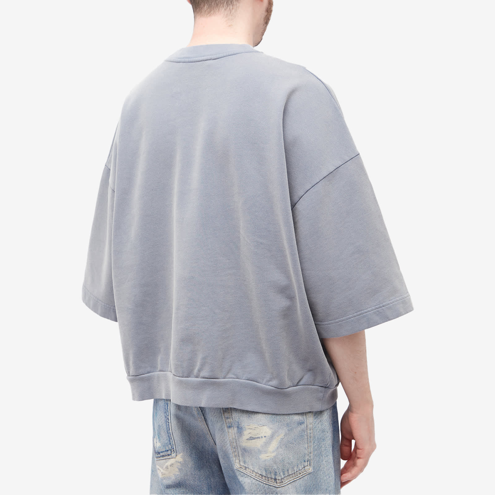 Purchase Acne Studios 字母印花七分袖圆领T恤 CI0139-822