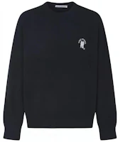 Acne Studios Letter Print Crewneck Long Sleeve Sweater. B60293-DHG Acne Studios Letter Print Crewneck Long Sleeve Sweater. B60293-DHG