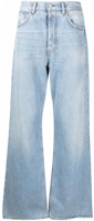 Acne Studios Light Blue Washed Cotton Straight-Leg Jeans 2021M. B00277-228 Acne Studios Light Blue Washed Cotton Straight-Leg Jeans 2021M. B00277-228