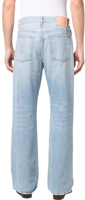 アクネ ストゥディオズ ライトブルー ウォッシュド コットン ストレートジーンズ 2021M B00277-228 Shop アクネ ストゥディオズ ライトブルー ウォッシュド コットン ストレートジーンズ 2021M B00277-228