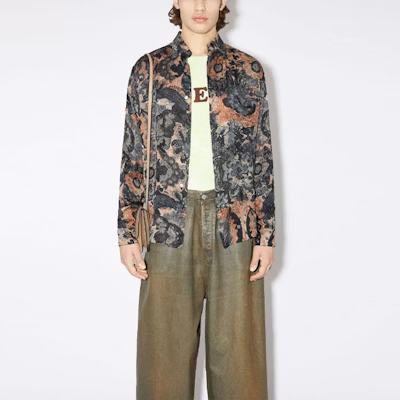 Acne Studios 長袖單排扣襯衫 BB0536-AMX Lookbook Acne Studios 長袖單排扣襯衫 BB0536-AMX