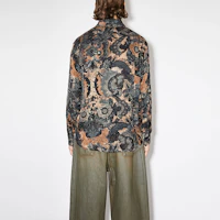 Shop Acne Studios 长袖单排扣衬衫 BB0536-AMX