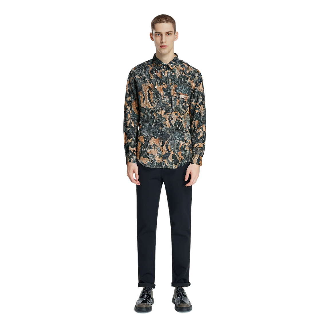 Details for Acne Studios 長袖單排扣襯衫 BB0536-AMX