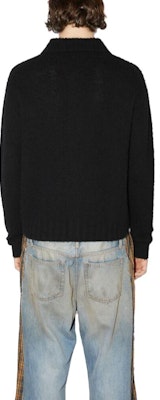 Acne Studios Cárdigan Negro Holgado de Punto con Botones y Cuello en Punta B60294-900 Shop Acne Studios Cárdigan Negro Holgado de Punto con Botones y Cuello en Punta B60294-900