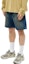 Shop Acne Studios Loose Fit Straight Denim Shorts Blue BE0136-863