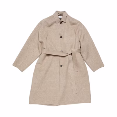 Acne Studios Loose Houndstooth Button Coat Light Brown B90751-DKN