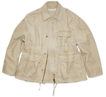 Acne Studios Oversized Long Sleeve Jacket Cold Beige B90721-AE5 Acne Studios Oversized Long Sleeve Jacket Cold Beige B90721-AE5