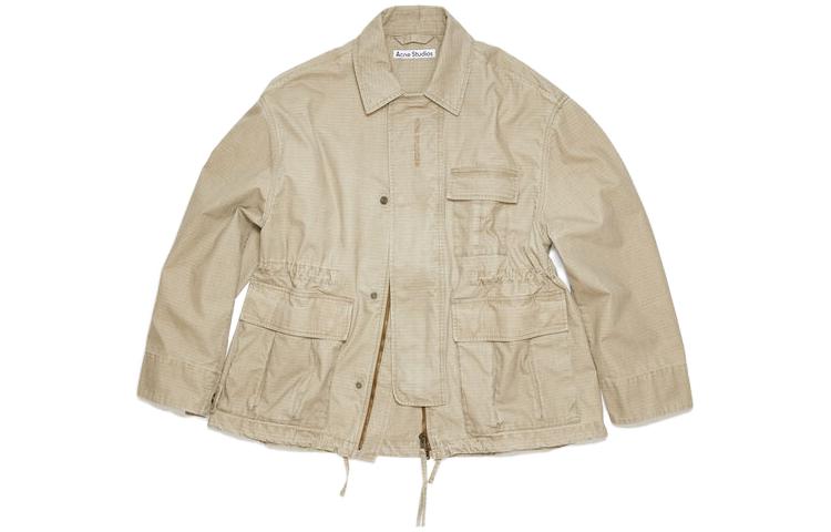 Order Acne Studios Jaket Oversized Lengan Panjang Beige Dingin B90721-AE5