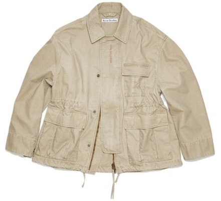 Acne Studios Oversized Long Sleeve Jacket Cold Beige B90721-AE5 Order Acne Studios Oversized Long Sleeve Jacket Cold Beige B90721-AE5