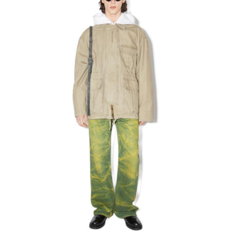 Lookbook Acne Studios Jaket Oversized Lengan Panjang Beige Dingin B90721-AE5