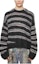 Lookbook Acne Studios Oversized Striped Pullover Sweater Grey. B60315-DRI