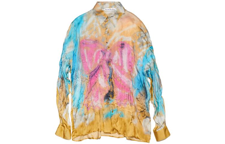 Order Acne Studios  Printed Single-Breasted Shirt. BB0487-DD8
