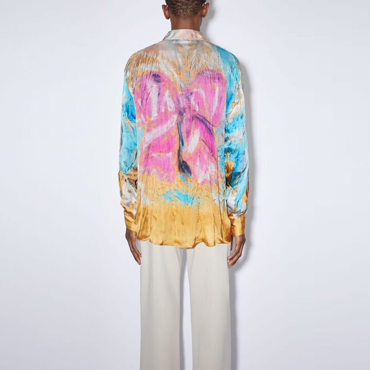 Shop Acne Studios  Printed Single-Breasted Shirt. BB0487-DD8