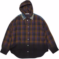 Order Acne Studios 紫色抽绳连帽宽松衬衫 FW2024. BB0605-CWP