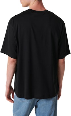 Acne Studios Camiseta Negra de Manga Corta Relajada en Algodón Tejido P00941852 Purchase Acne Studios Camiseta Negra de Manga Corta Relajada en Algodón Tejido P00941852