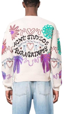 アクネ ストゥディオズ リラックスフィット 刺繍文字入りクルーネックスウェット。 B60261-BRH Purchase アクネ ストゥディオズ リラックスフィット 刺繍文字入りクルーネックスウェット。 B60261-BRH