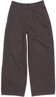 Acne Studios Relaxed Fit Zip Twill Pants Stone Black BK0630-DH2 Acne Studios Relaxed Fit Zip Twill Pants Stone Black BK0630-DH2