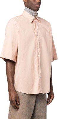 Acne Studios Short-Sleeve Shirt in Light Beige. BB0527-AHT Shop Acne Studios Short-Sleeve Shirt in Light Beige. BB0527-AHT