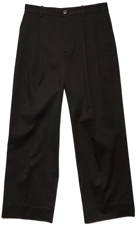 acne-studios-solid-black-loose-fit-cropped-flare-pants-bk-0462-900