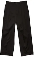 Order Acne Studios 素黑寬鬆剪裁九分喇叭褲 BK0462-900
