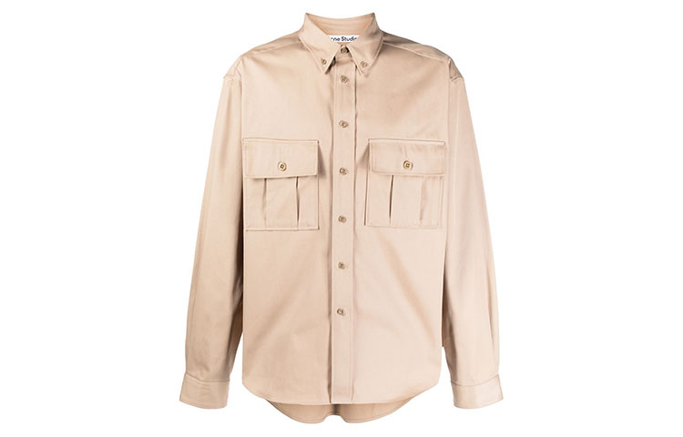 Acne Studios  Solid Color Collared Shirt BB0462-AEK