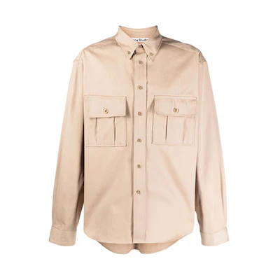 Acne Studios Solid Color Collared Shirt BB0462-AEK