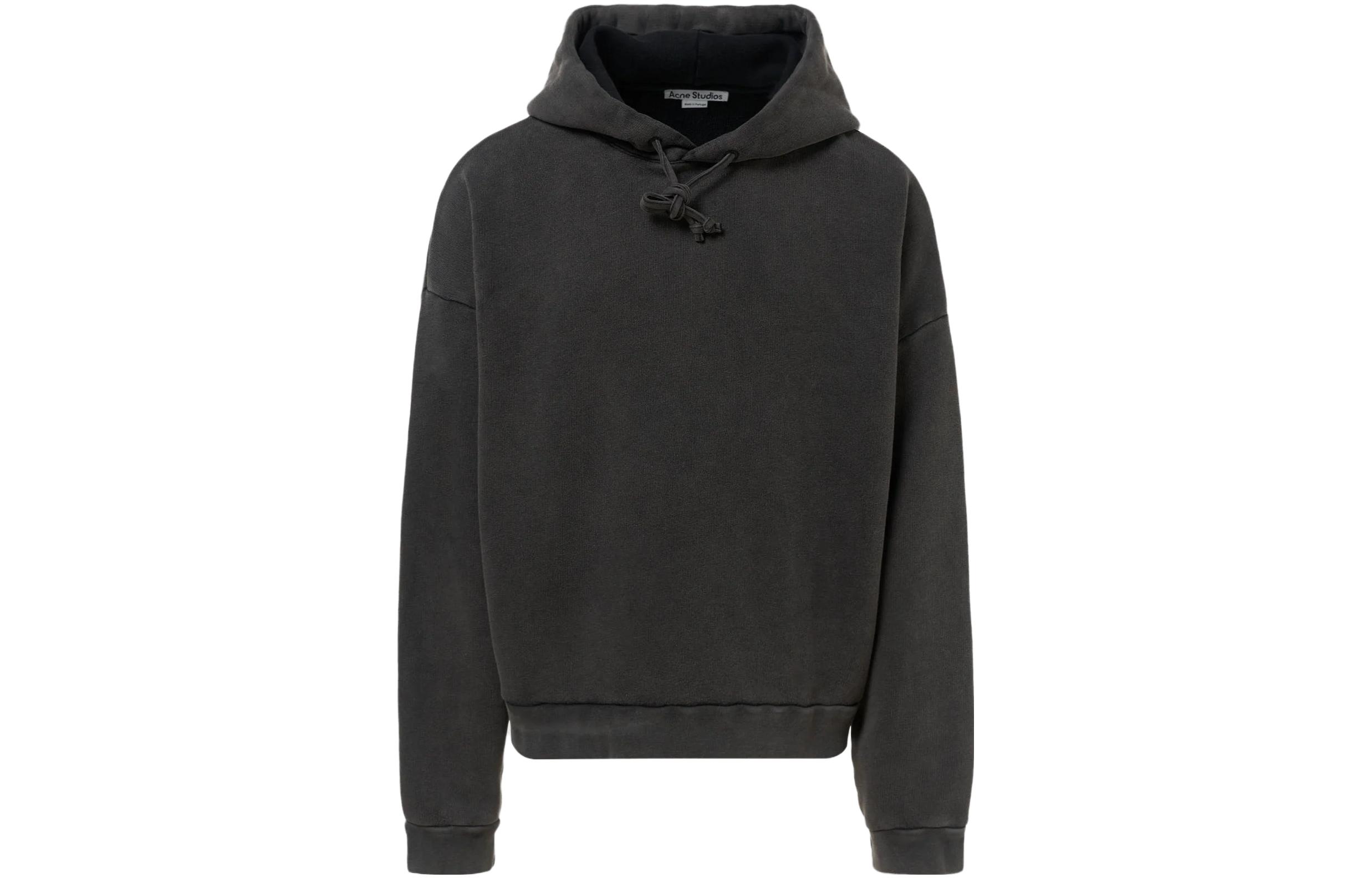 Acne Studios  Solid Color Drawstring Hoodie Dark Grey. CI0138-BM0 圖 2