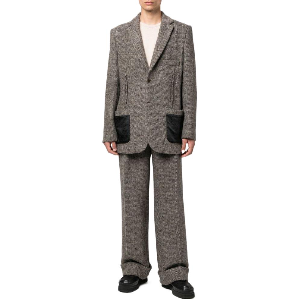 Lookbook Acne Studios 高腰宽松直筒休闲长裤. BK0463-990