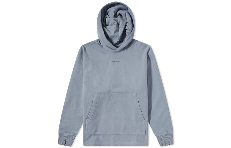Acne Studios  Solid Logo Hoodie Grey. BI0139-AA4