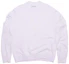 Buy Acne Studios SS22 Solid Color Crewneck Long Sleeve Sweater Light Purple. B60178-ADH