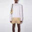 Lookbook Acne Studios SS22 Solid Color Crewneck Long Sleeve Sweater Light Purple. B60178-ADH