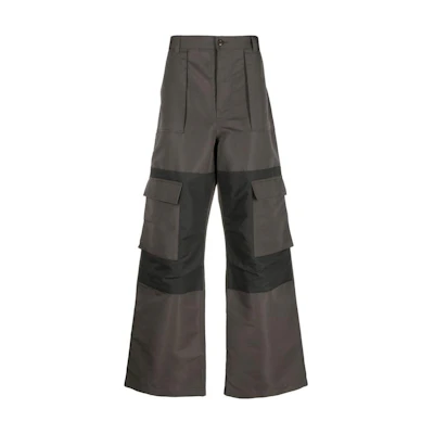 Acne Studios Straight-Leg Patchwork Utility Cargo Pants BK0488-ADO