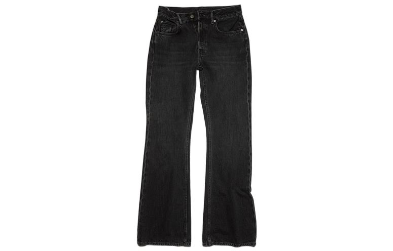 Order Acne Studios  Straight-Leg Wide Black Jeans B00294-900