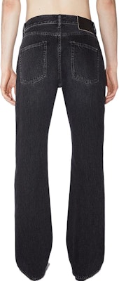 Acne Studios Straight-Leg Wide Black Jeans B00294-900 Shop Acne Studios Straight-Leg Wide Black Jeans B00294-900