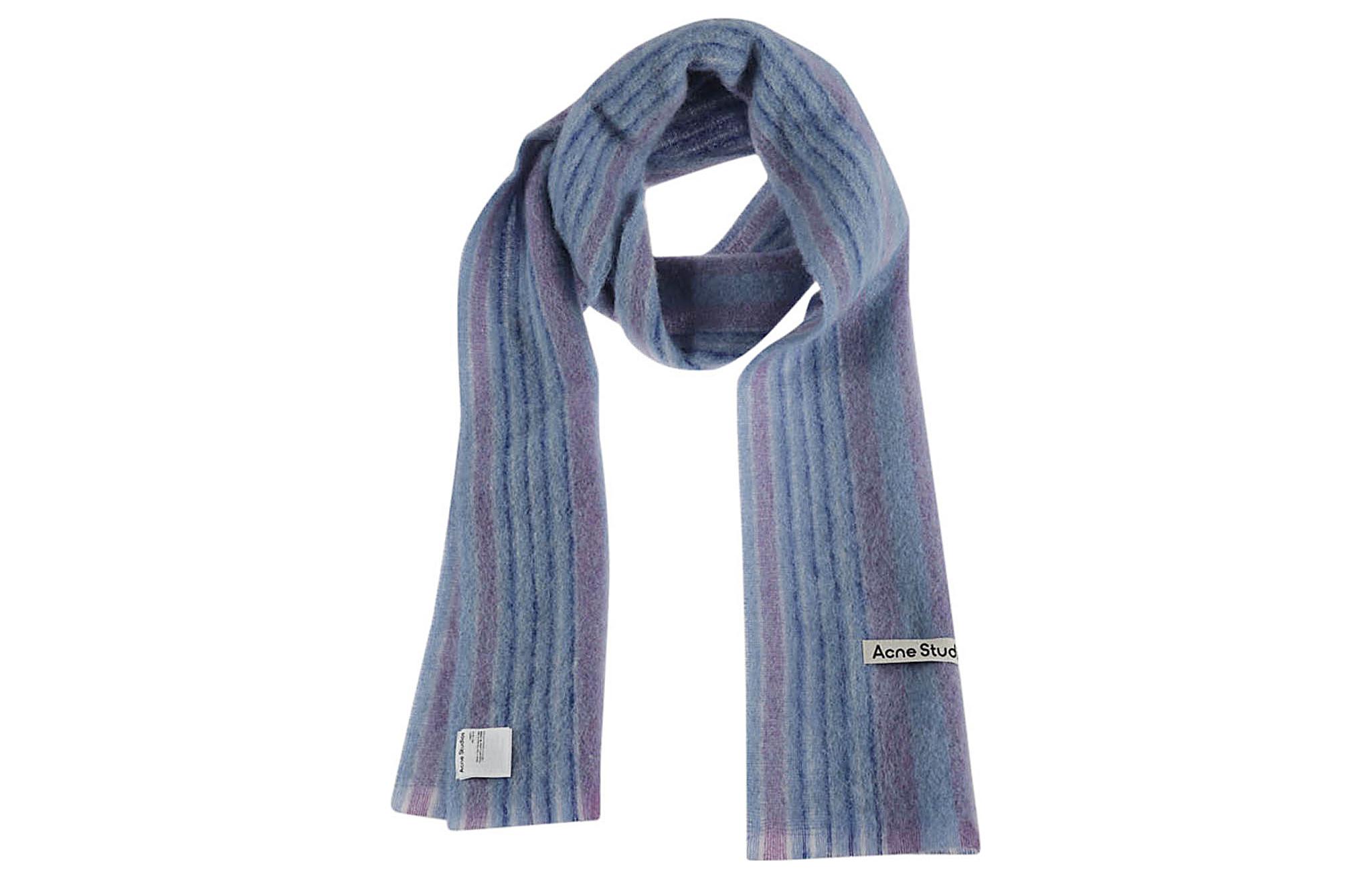 Order Acne Studios 條紋流蘇針織圍巾 - 舒適保暖配件 CA0231DEH