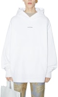 Acne Studios 白色字母印花宽松版型连帽衫. BI0139-WHITE Lookbook Acne Studios 白色字母印花宽松版型连帽衫. BI0139-WHITE