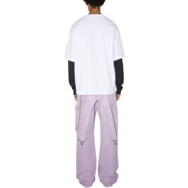 Acne Studios  White Loose Fit Crewneck T-Shirt with Letter Print. FA-UX-TSHI000226 圖 4