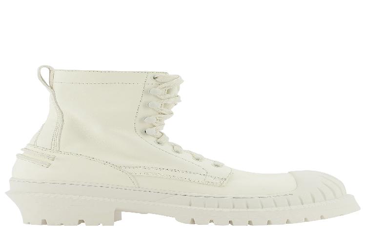 Acne Studios adidas Leather Military Boots 'Pale Yellow/White'