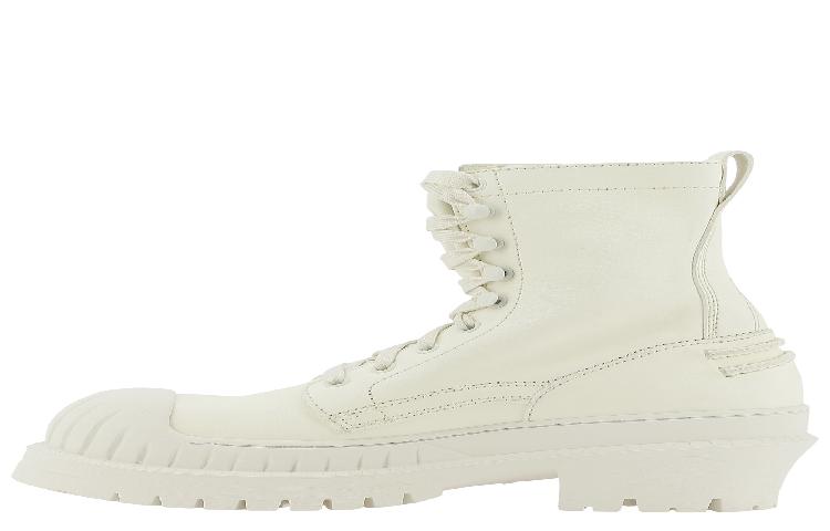 Acne Studios adidas Leather Military Boots 'Pale Yellow/White' 圖 3