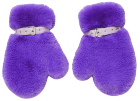 Acne Studios Adjustable Buckle Polyester Gloves Unisex Couple Style Purple. C80207-ADA Buy Acne Studios Adjustable Buckle Polyester Gloves Unisex Couple Style Purple. C80207-ADA